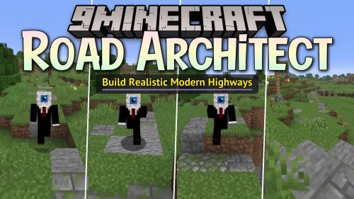 Road Architect Mod (1.21.10, 1.20.1) - Connect Every Village with Paved Travel