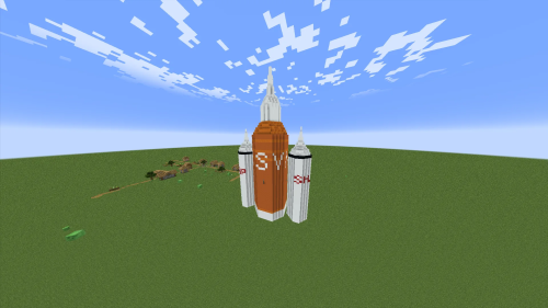 Rocket Svaston or Artemis Ii Schematic (1.21.x) - Build a Giant Create Mod Space Rocket