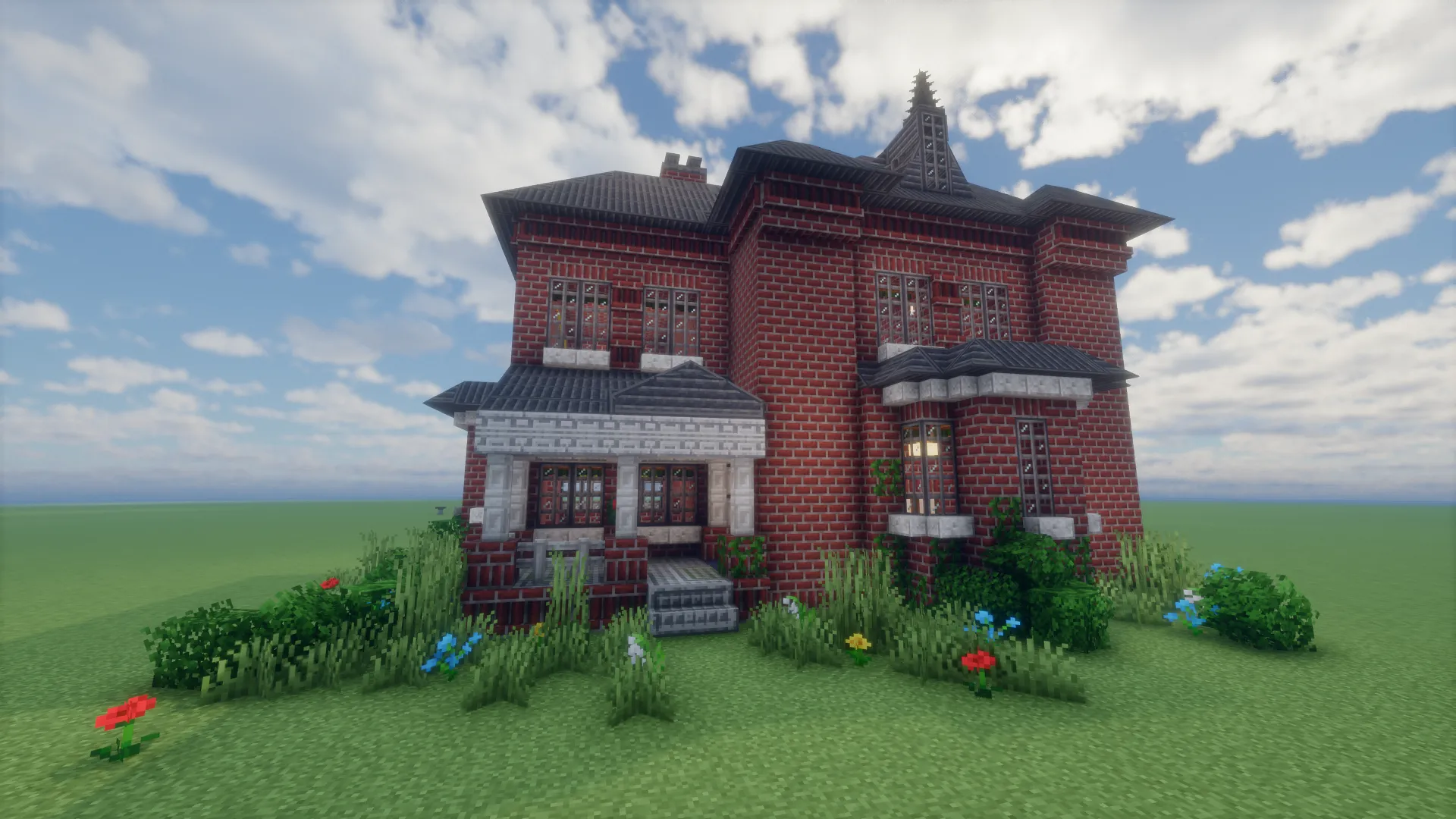 Second Empire Style House Schematic Thumbnail