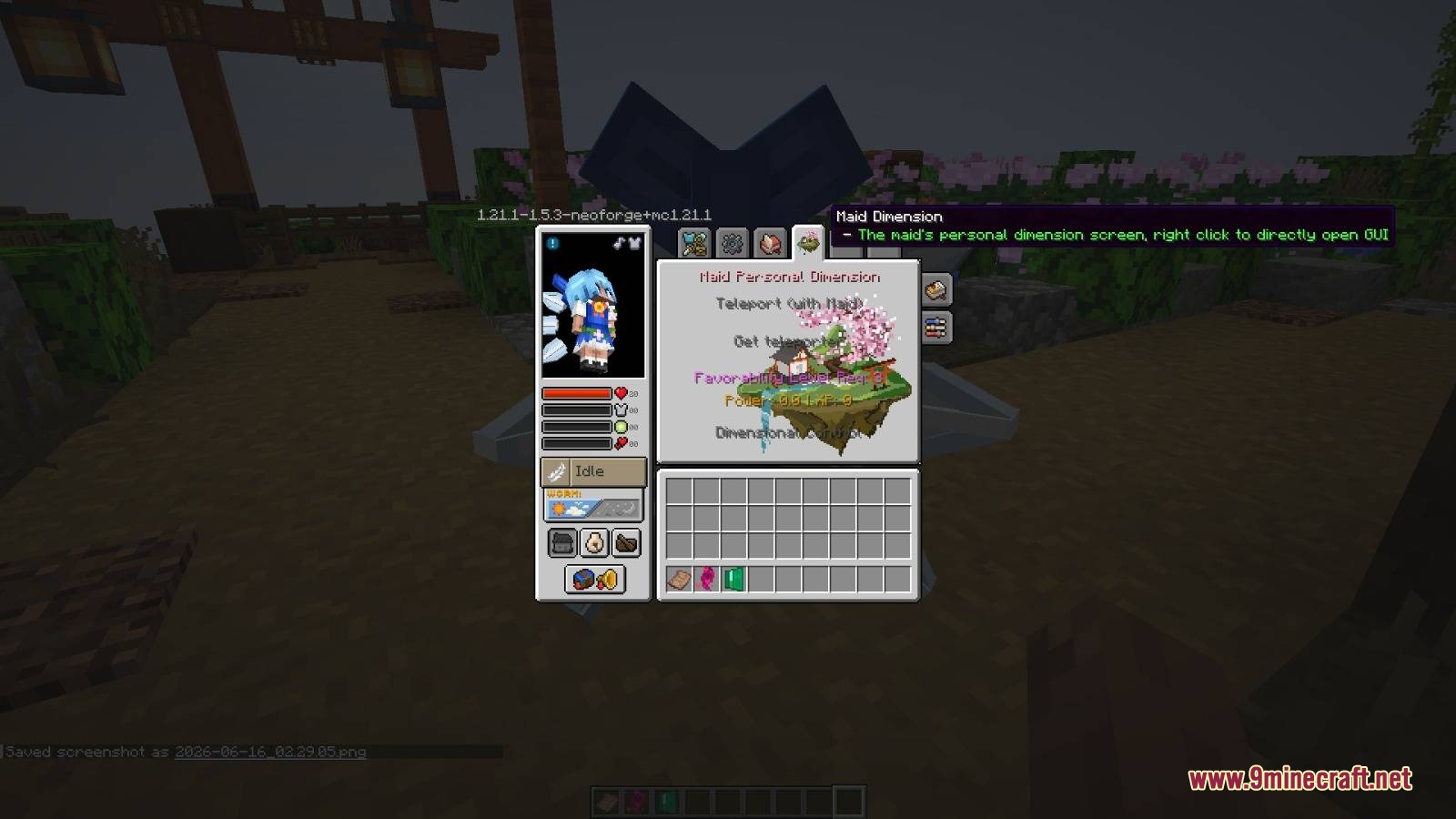 Shrine Sanctuary Ethereal Mod Screenshot 3 The Shrine Sanctuary Ethereal Mod adds a private floating island dimension for maids