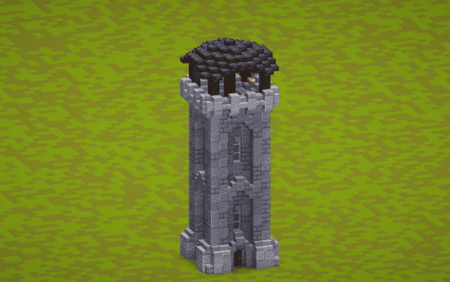 Simple Stone Tower Schematic Thumbnail