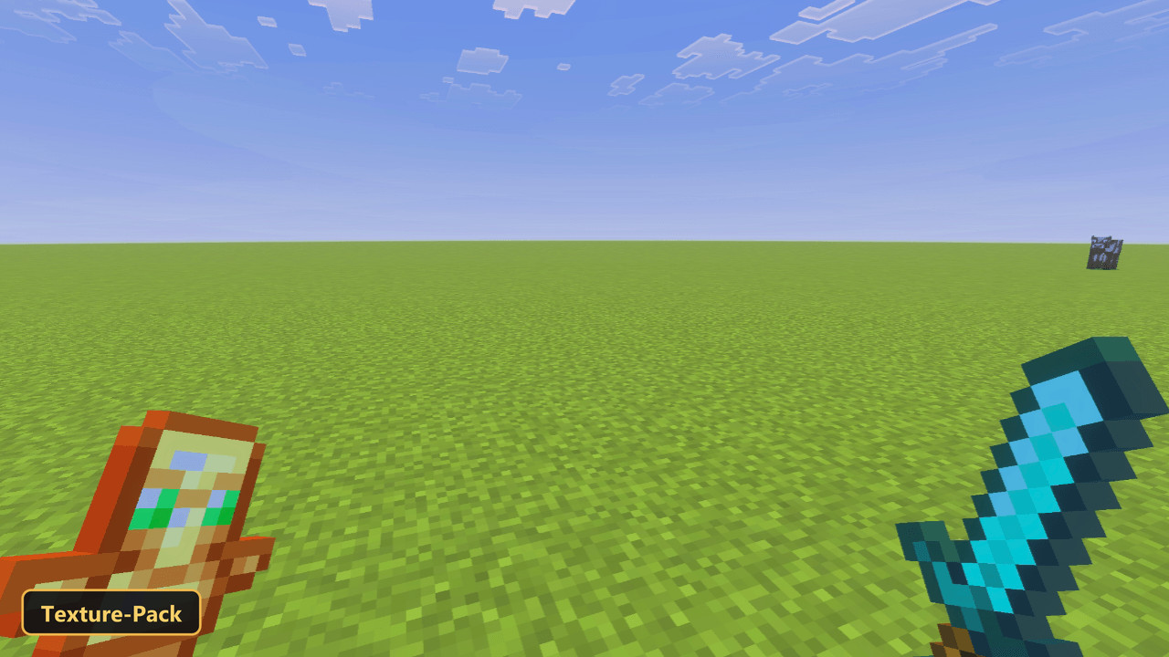 a wide open grassy plain under a clear blue sky