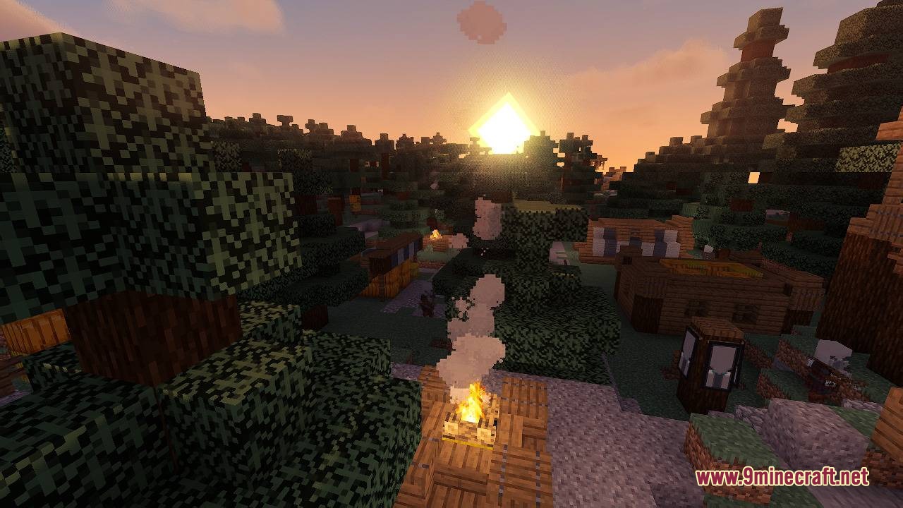 Sovereign Frontier Realms Mod Screenshot 3 Sovereign Frontier Realms Mod populates the forest with standalone settlements and outposts