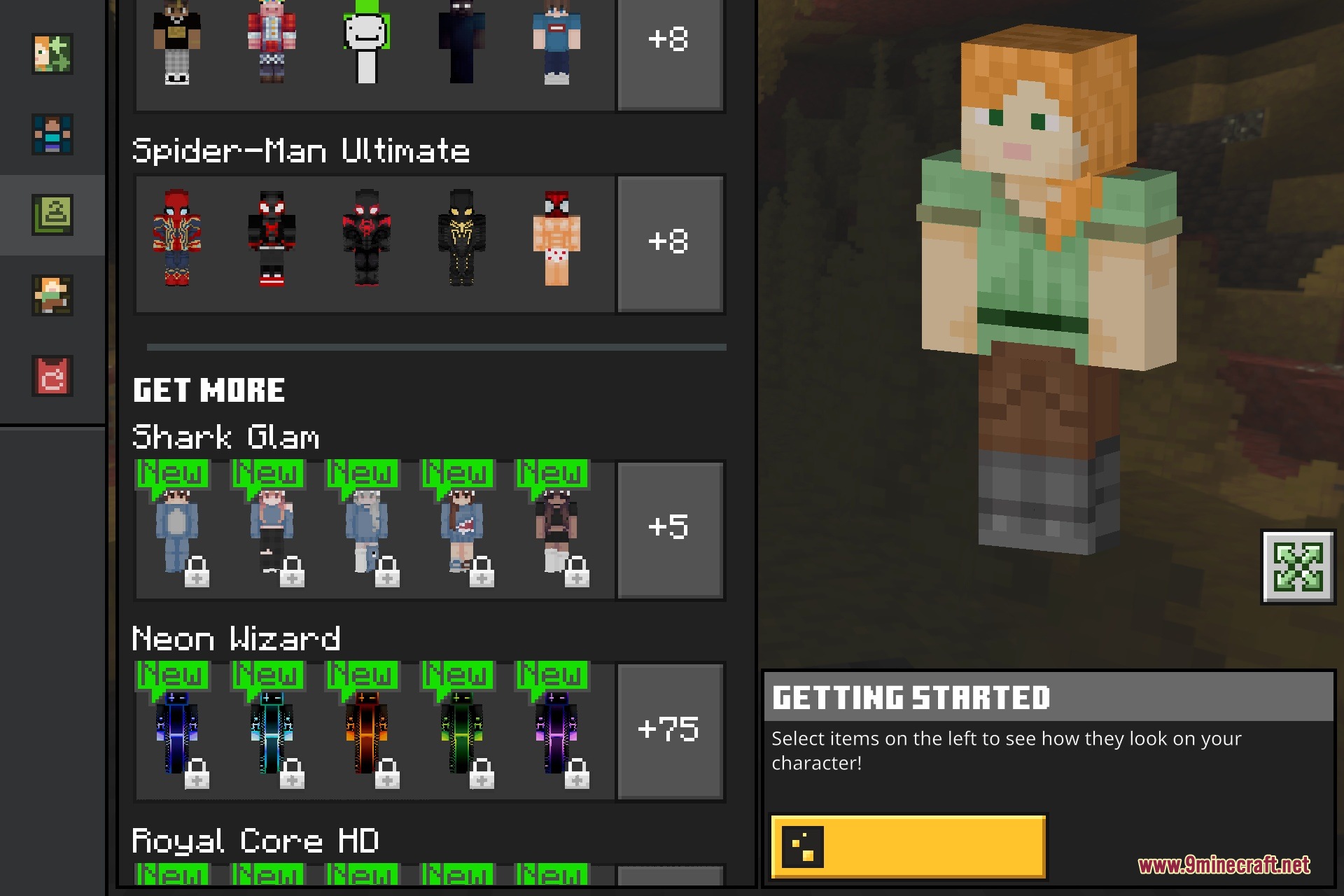Spider-Man Ultimate Skin Pack Screenshot 1 Spider-Man Ultimate Skin Pack Screenshot 1