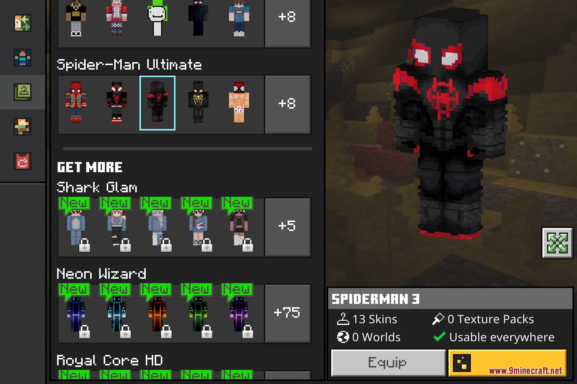 Spider-Man Ultimate Skin Pack Screenshot 4 Spider-Man Ultimate Skin Pack Screenshot 4