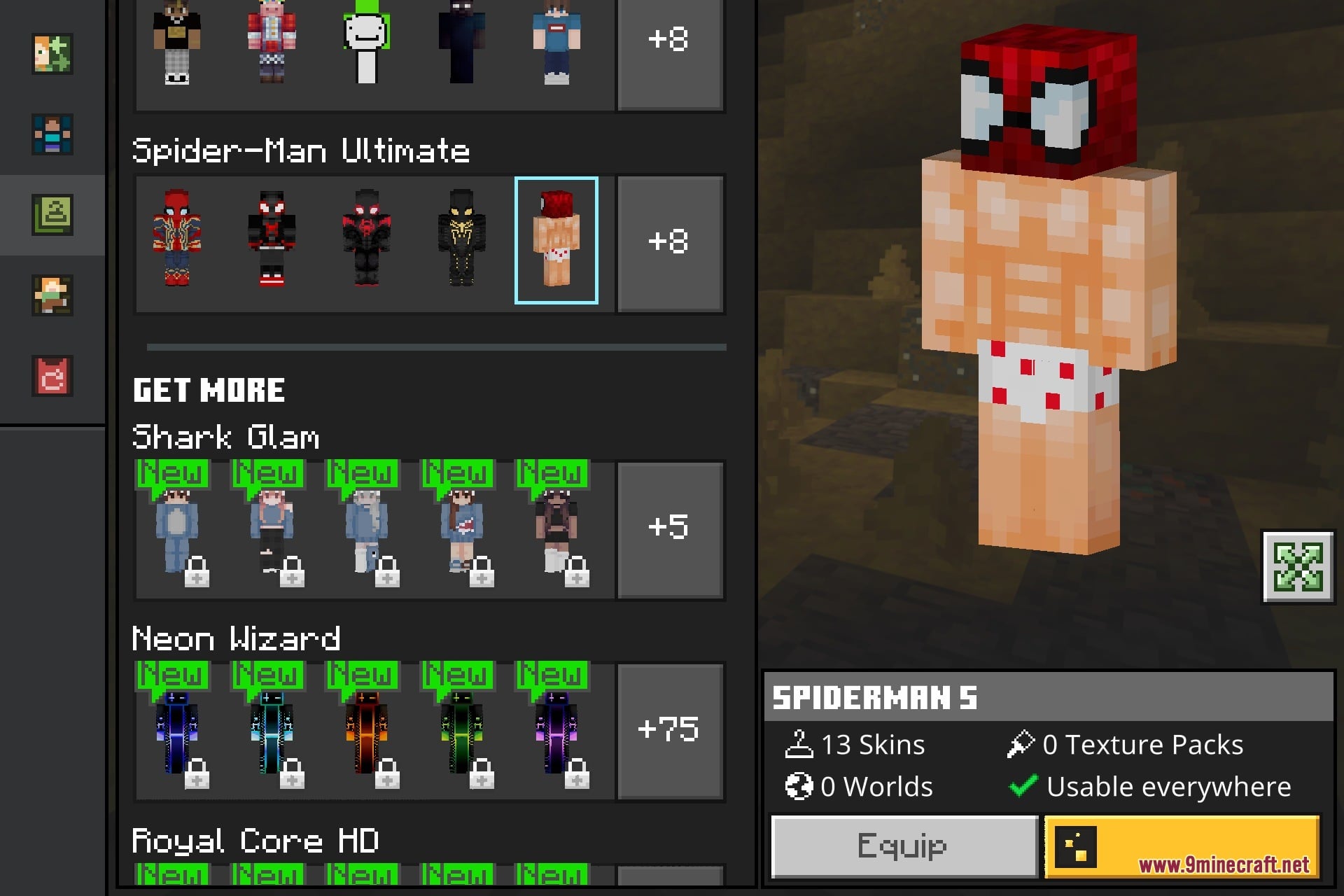 Spider-Man Ultimate Skin Pack Screenshot 6 Spider-Man Ultimate Skin Pack Screenshot 6