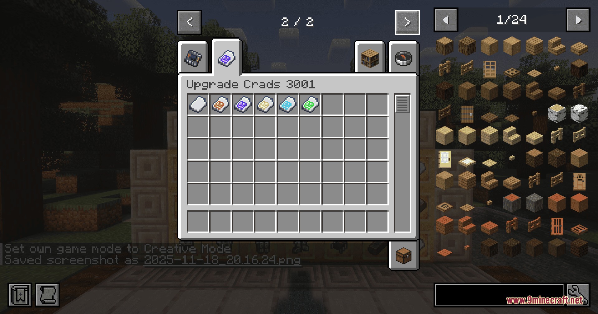 Steel Pulse Vanguard Mod Screenshot 8 Steel Pulse Vanguard inventory menu showing various colored upgrade cards