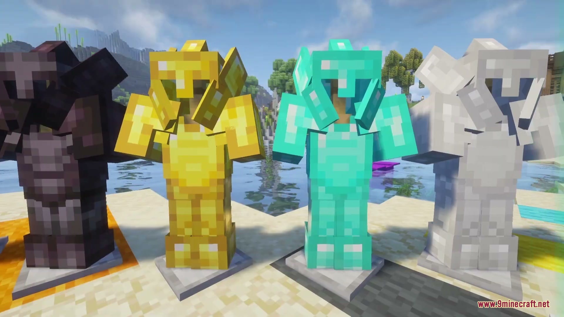 Steel Visor Crests Mod adds decorative knight armor designs to the game