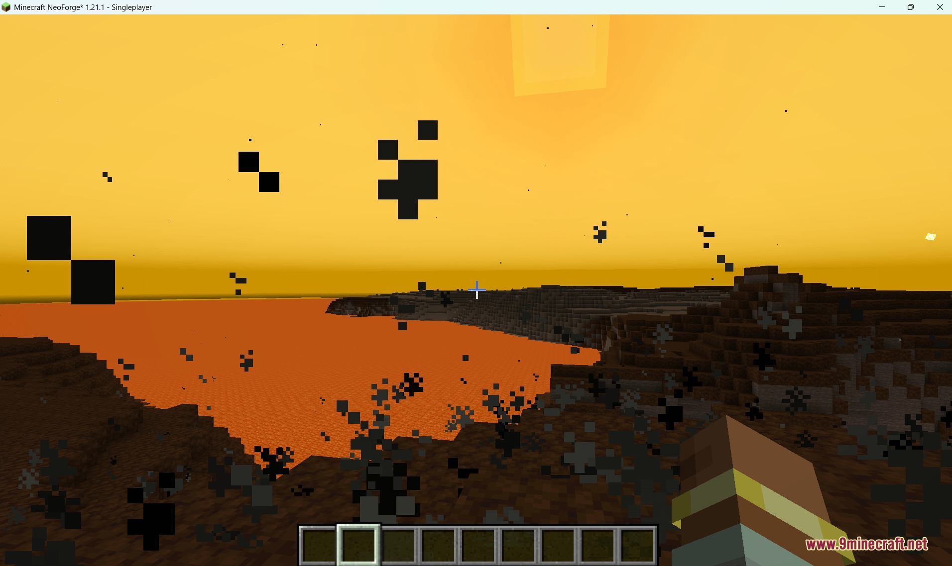 Stellaris Rebound Mod Screenshot 8 A player overlooks a vast lava sea on the surface of Venus
