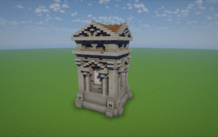 Stone Tower Schematic (1.20.x) – Medieval Stone Tower For Hilltop Decoration