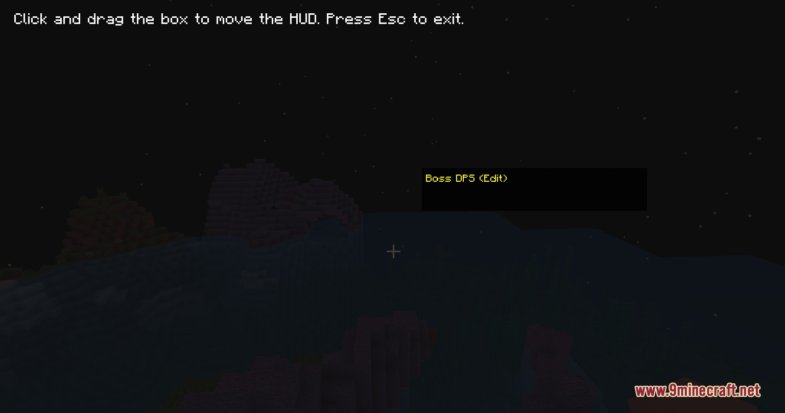 Adjusting the position of the Boss DPS display on the screen