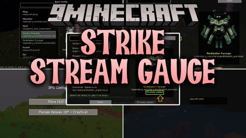 Strike Stream Gauge Mod (26.1.2, 1.20.1) - Track Combat DPS and Earn Boss Fight