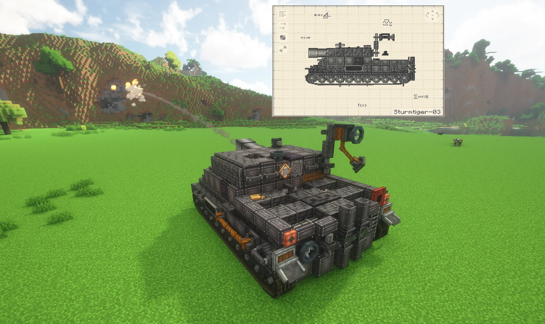 Sturmtiger 03 Self Propelled Howitzer Schematic Thumbnail