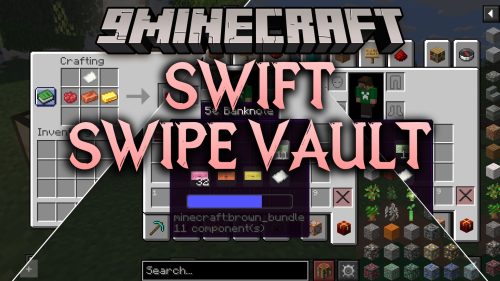 Swift Swipe Vault Mod (26.2, 1.21.11) - Carry Your Roleplay Cash in Bank Cards