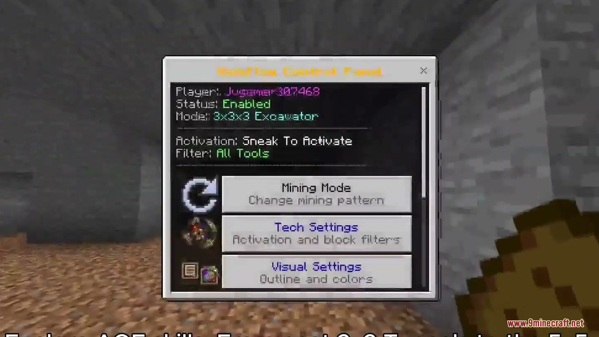 TC VeinGlow RGB Ultimate VeinMinerTreeCapitator Ore Excavation & 45+ Mining Modes Addon Screenshot 6 TC VeinGlow RGB Ultimate VeinMinerTreeCapitator Ore Excavation & 45+ Mining Modes Addon Screenshot 6