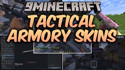 Tactical Armory Skins Mod (1.21.1) - Customize Your TACZ Arsenal