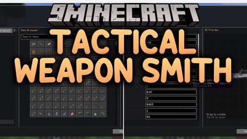 Tactical Weapon Smith Mod (1.21.1, 1.20.1) - Tweak Firearm Stats and Recipes