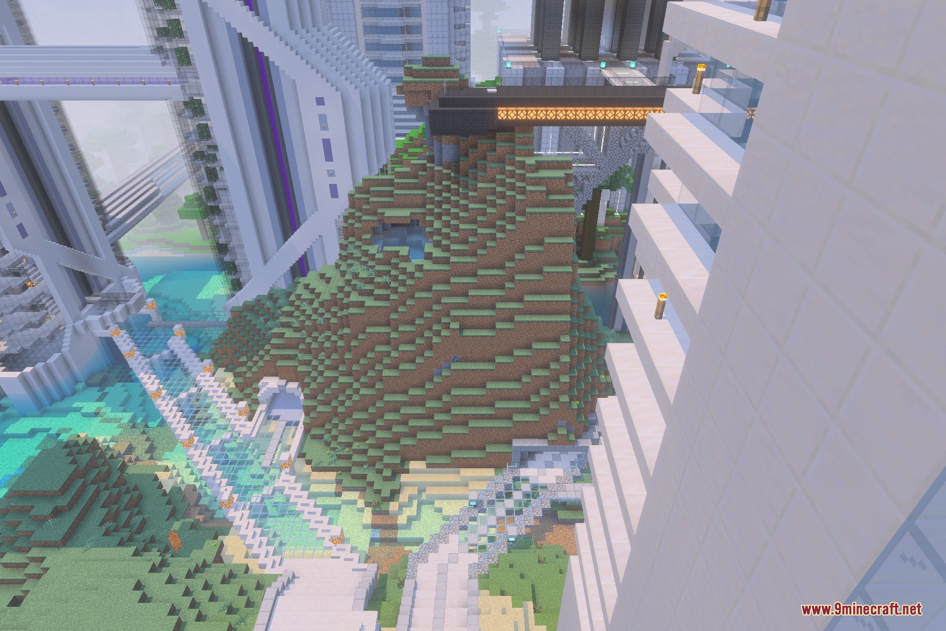 Tax' Future City Bedrock Port Map Screenshot 1