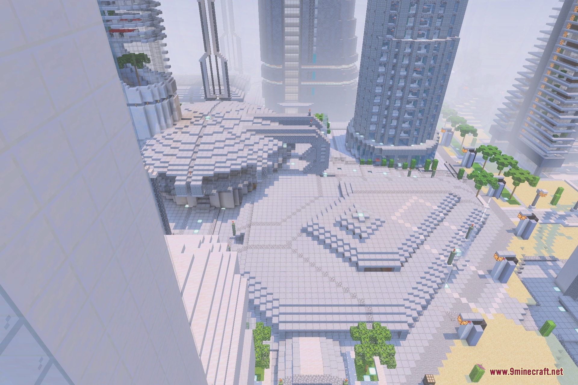 Tax' Future City Bedrock Port Map Screenshot 3