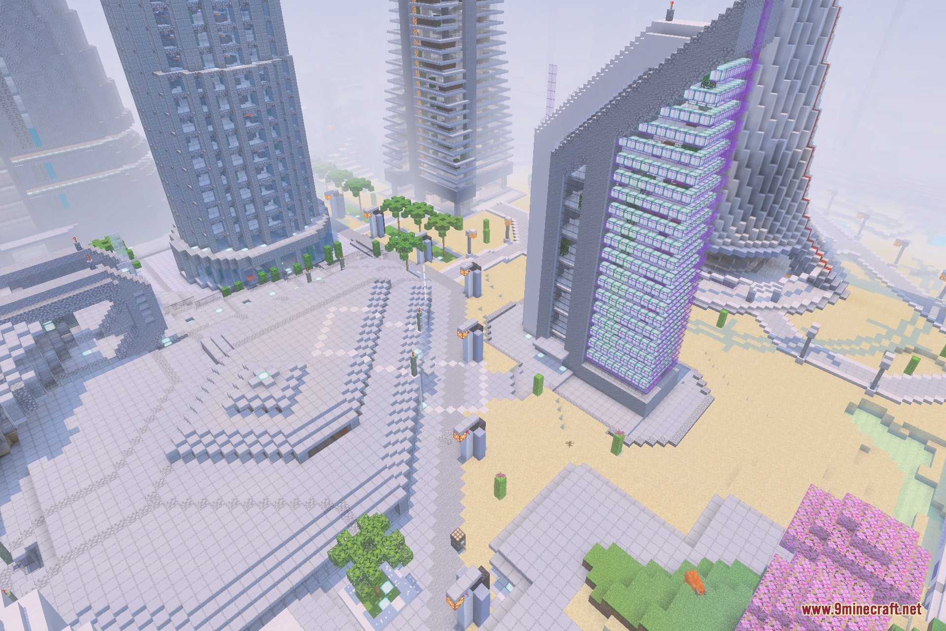 Tax' Future City Bedrock Port Map Screenshot 6