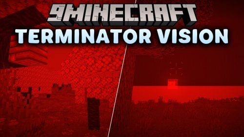 Terminator Vision Shaders (26.2, 1.20.1) - Retro Cyborg Red Scanline Filter