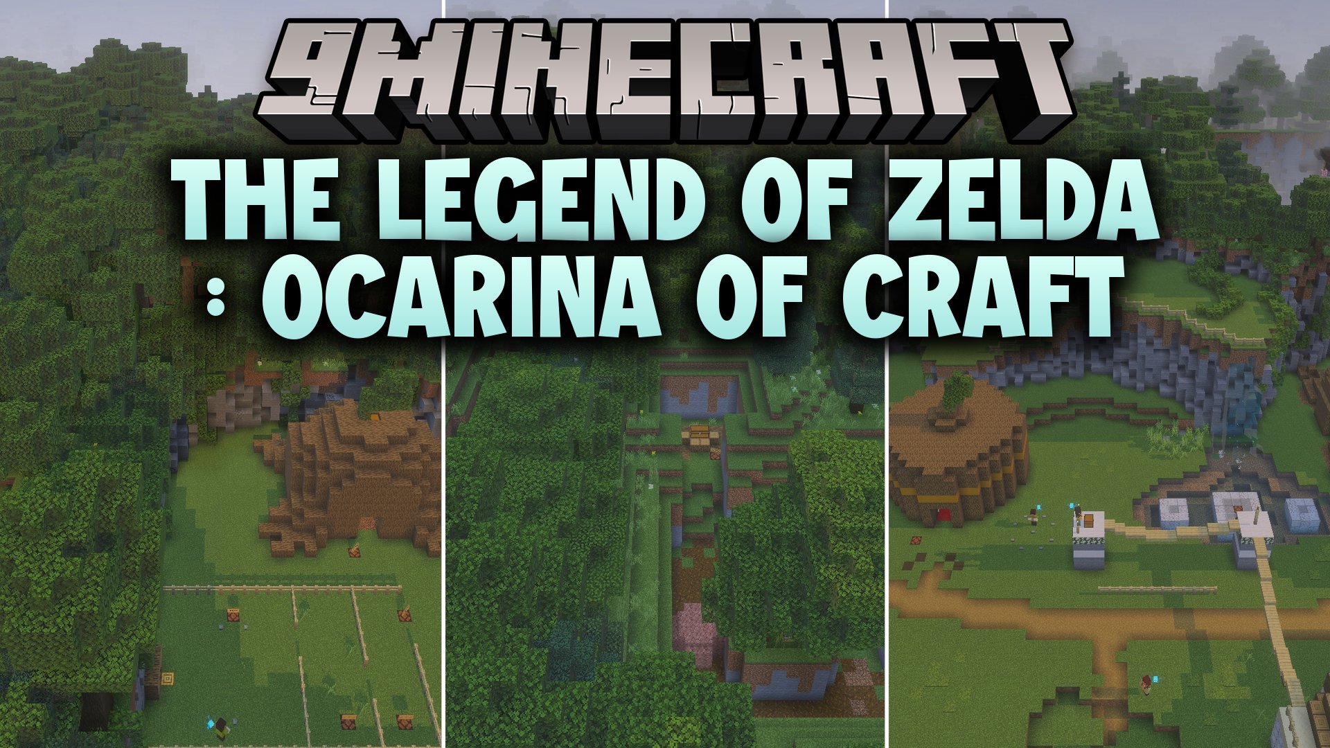 The Legend of Zelda Ocarina of Craft Map