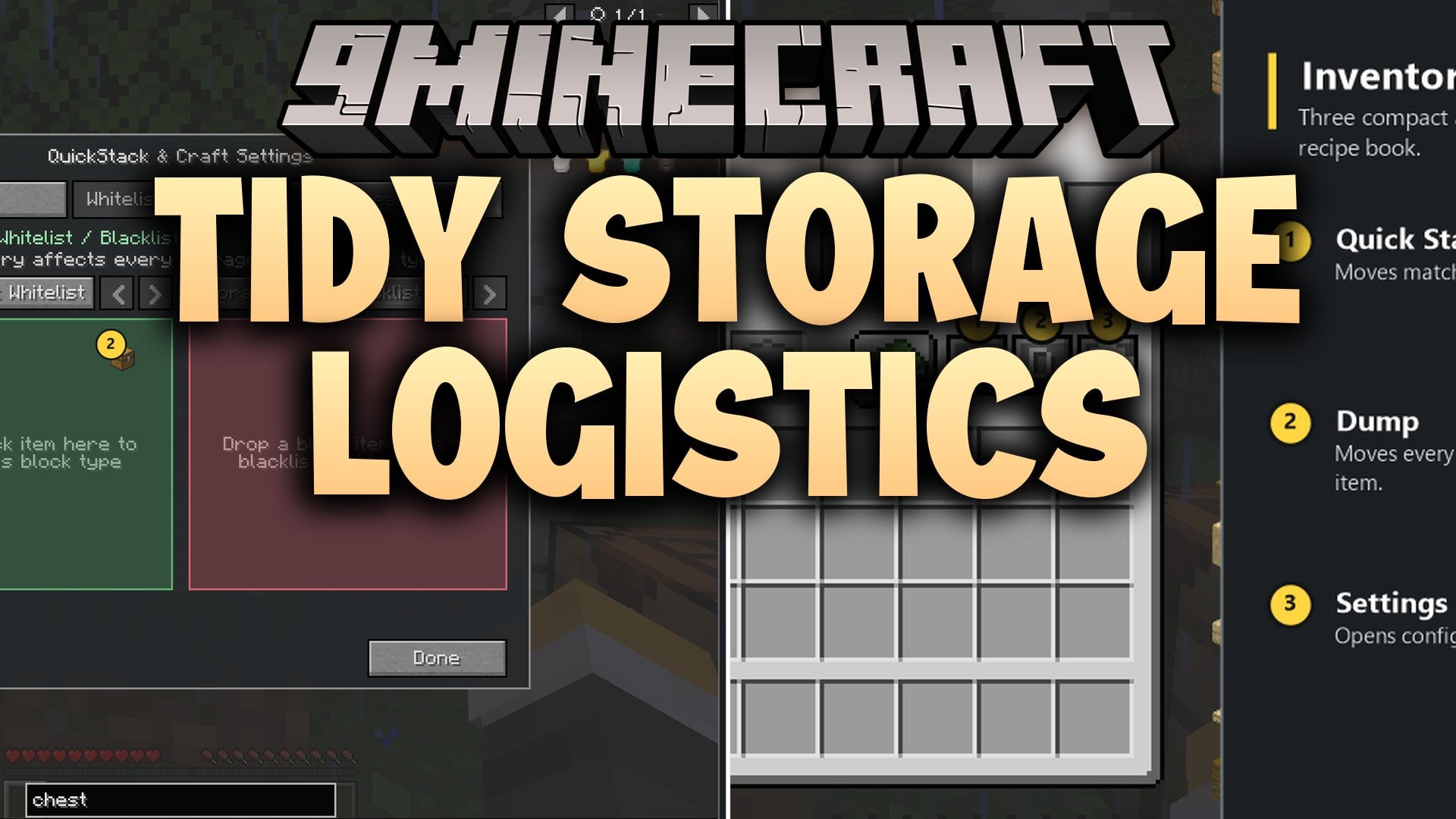 Tidy Storage Logistics Mod