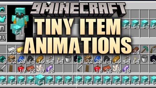 Tiny Item Animations 9minecraft Mod (26.2) - Make Items Pop When You Move Them