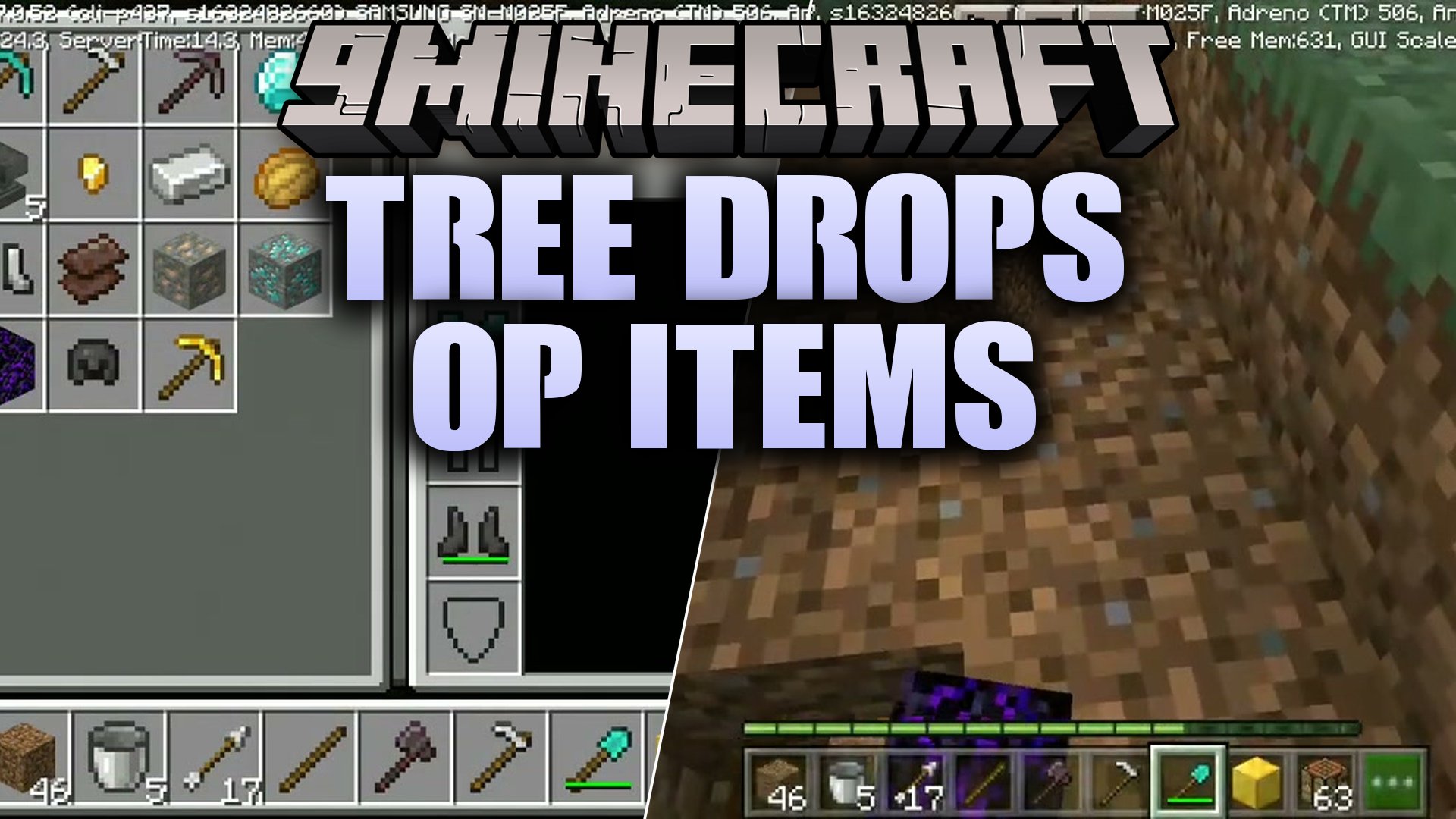 Tree Drops OP Items Addon