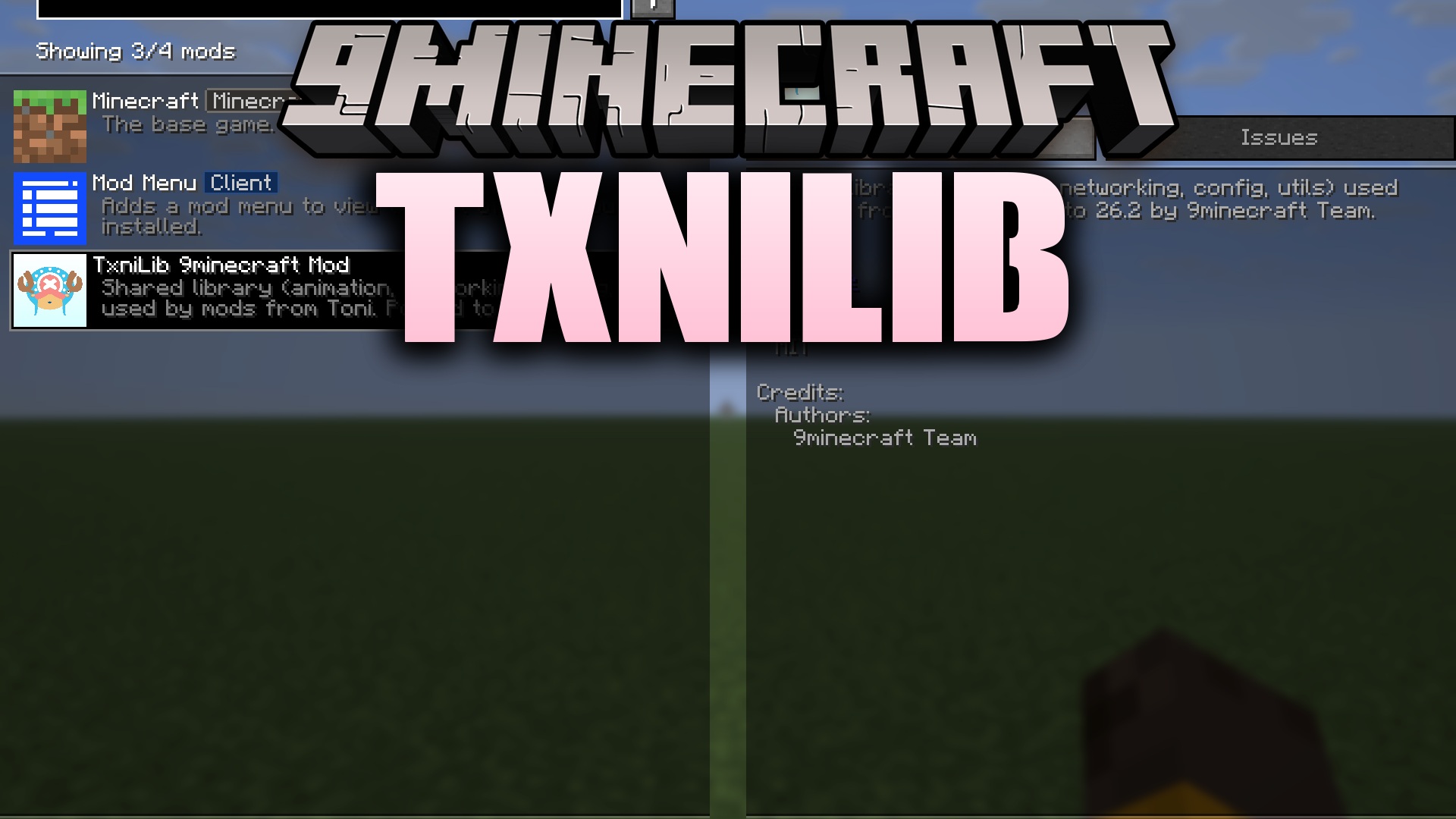 TxniLib 9minecraft Mod