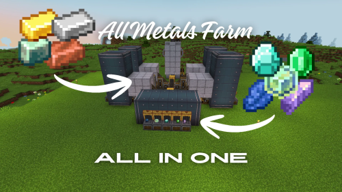 Ultimate All Metals Farm Masyaf 454 V2 Schematic (1.21.x) - Complete Resource Farm for Create Mod