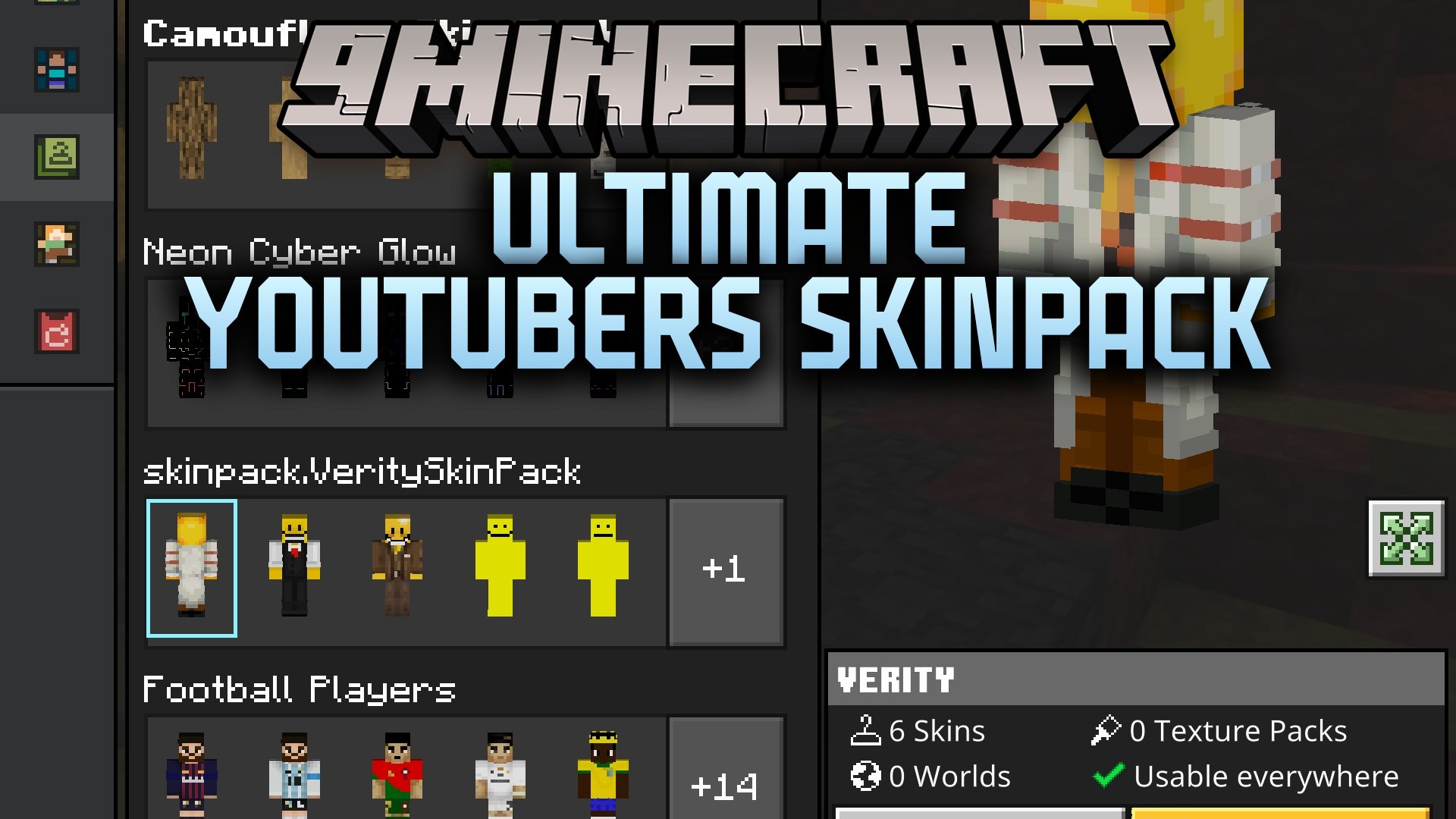 Ultimate Youtubers Skin Pack