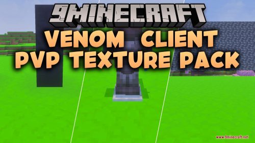VENOM Client PvP Texture Pack (26.x, 1.21) - Clean Combat Textures