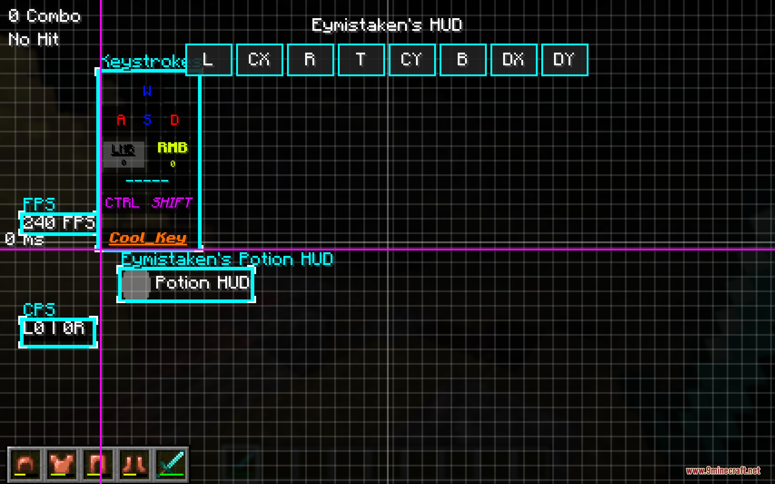 Vanguard Combat Interface Mod Screenshot 4 An in game editor for positioning various HUD modules on screen
