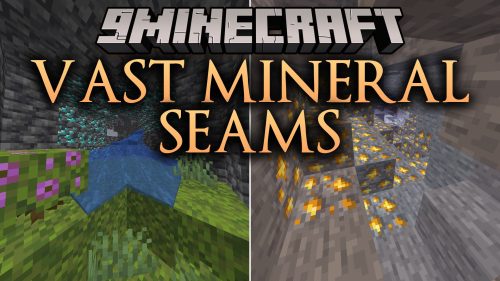 Vast Mineral Seams Mod (26.2, 1.20.1) - Strike Giant Mineral Veins Deep Below