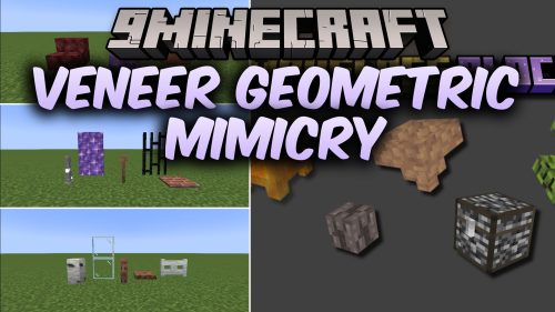Veneer Geometric Mimicry Mod (26.2, 1.20.1) - Build Secret Bases Behind
