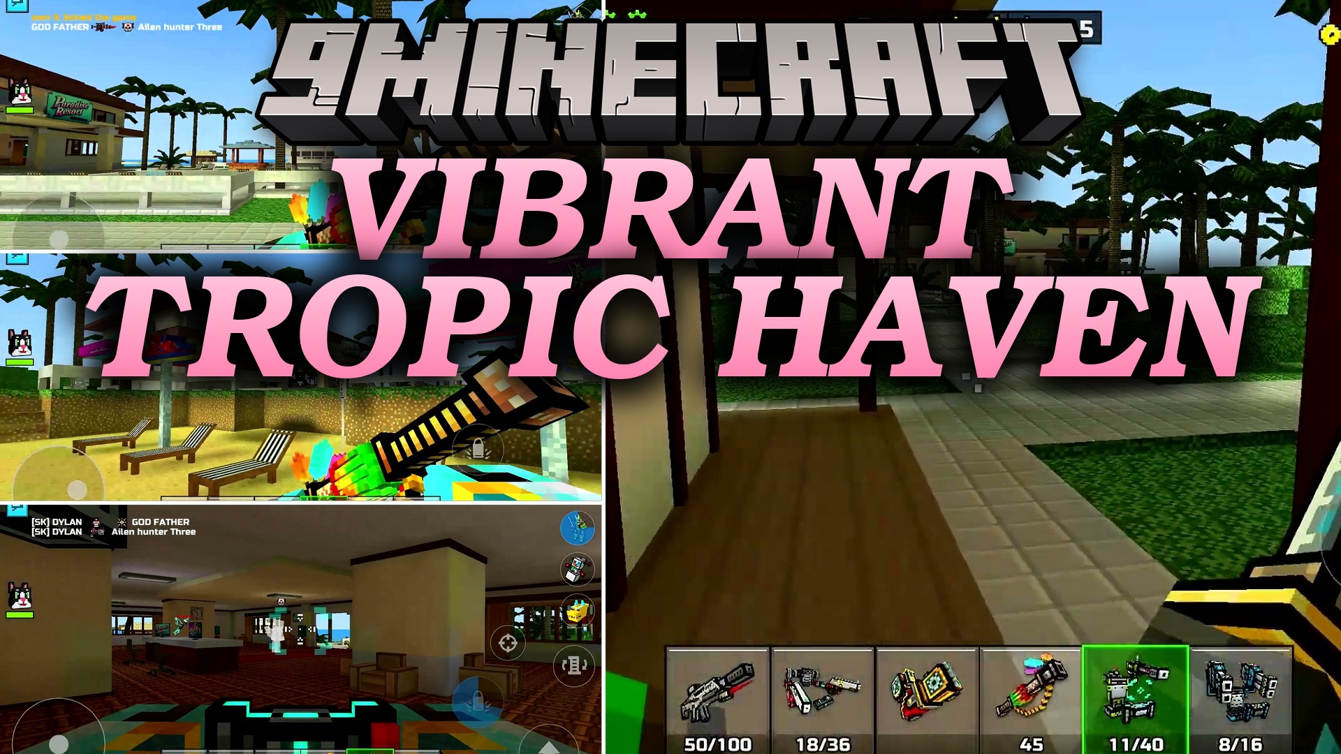 Vibrant Tropic Haven Map