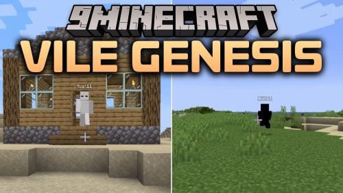 Vile Genesis Mod (1.20.1) - Unsettling Psychological Terror That Breaks the Game