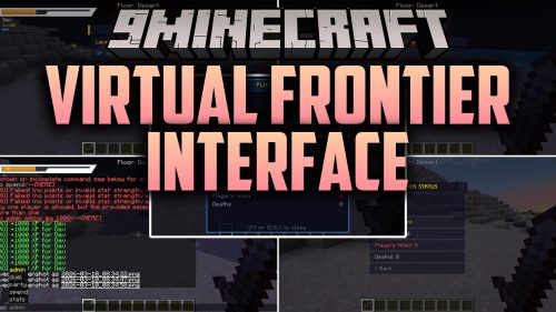 Virtual Frontier Interface Mod (1.20.1) - Survive Battles with an Action RPG HUD