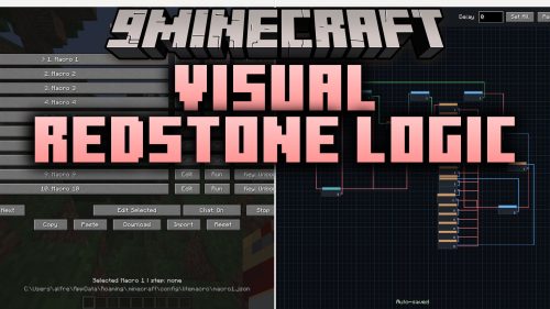 Visual Redstone Logic Mod (26.2, 1.21.1) - Automate Repetitive Daily Tasks