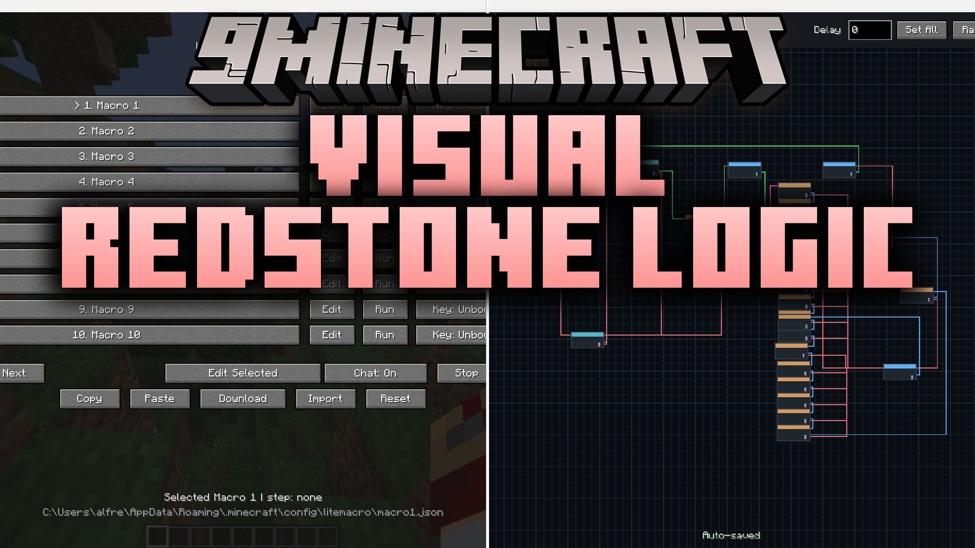 Visual Redstone Logic Mod