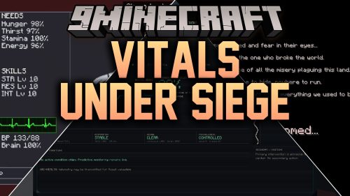 Vitals Under Siege Mod (1.20.1) - Survive Realistic Injuries and Medical