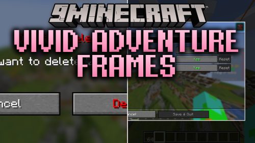 Vivid Adventure Frames Mod (1.21.11) - Manage and Share Your In-Game Photos