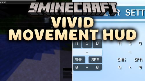 Vivid Movement HUD Mod (26.2, 1.20.1) - Track Live Keystrokes and Mouse