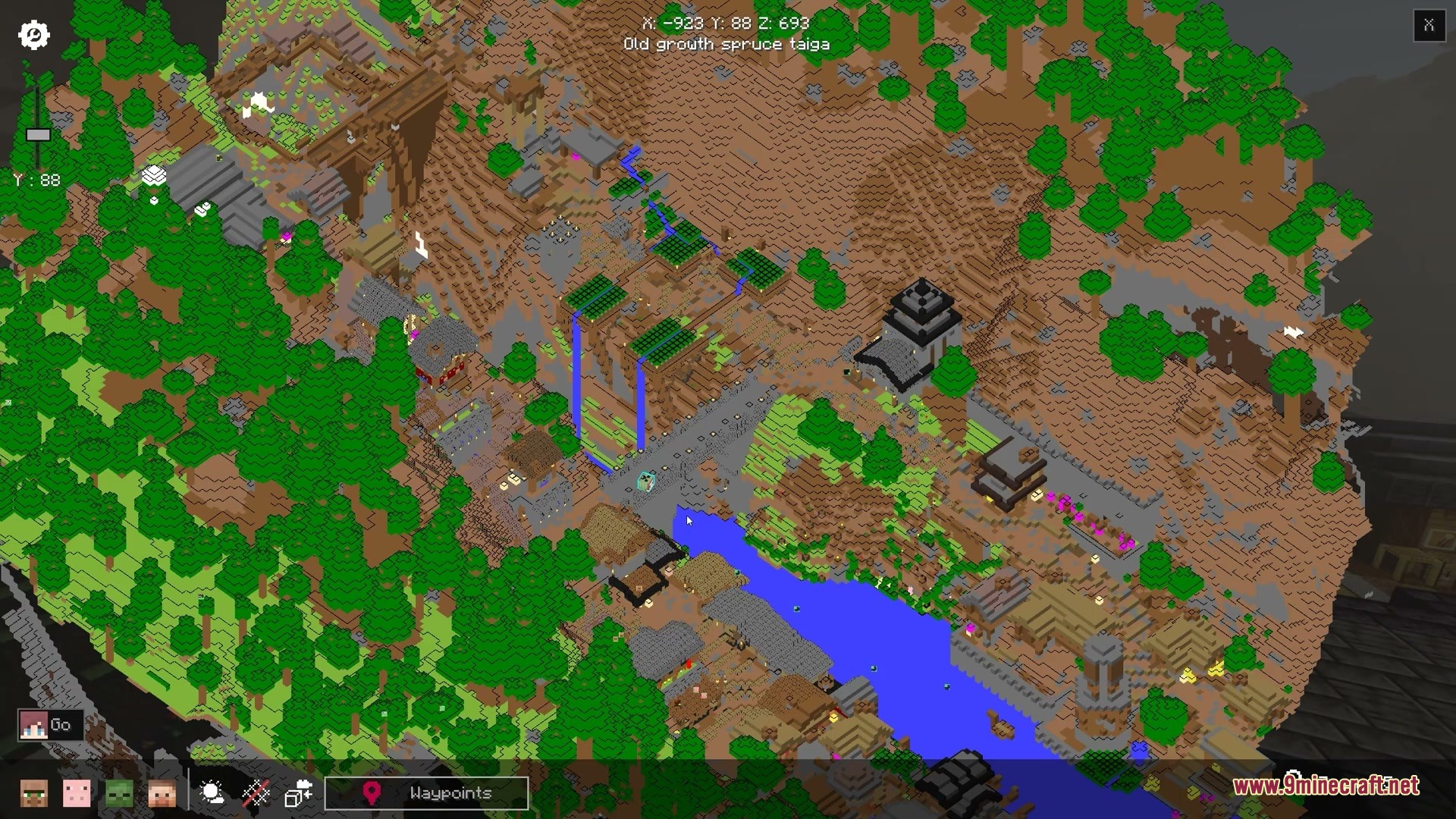 Vocalist Relic Projection Mod Screenshot 9 Vocalist Relic Projection Mod displays a detailed three dimensional map of the world