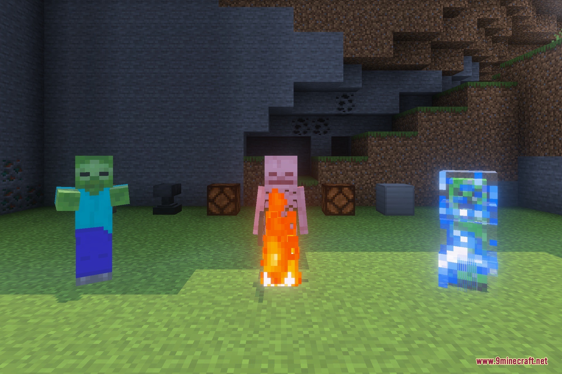 White Outline & Full Grass Texture Pack Screenshot 1