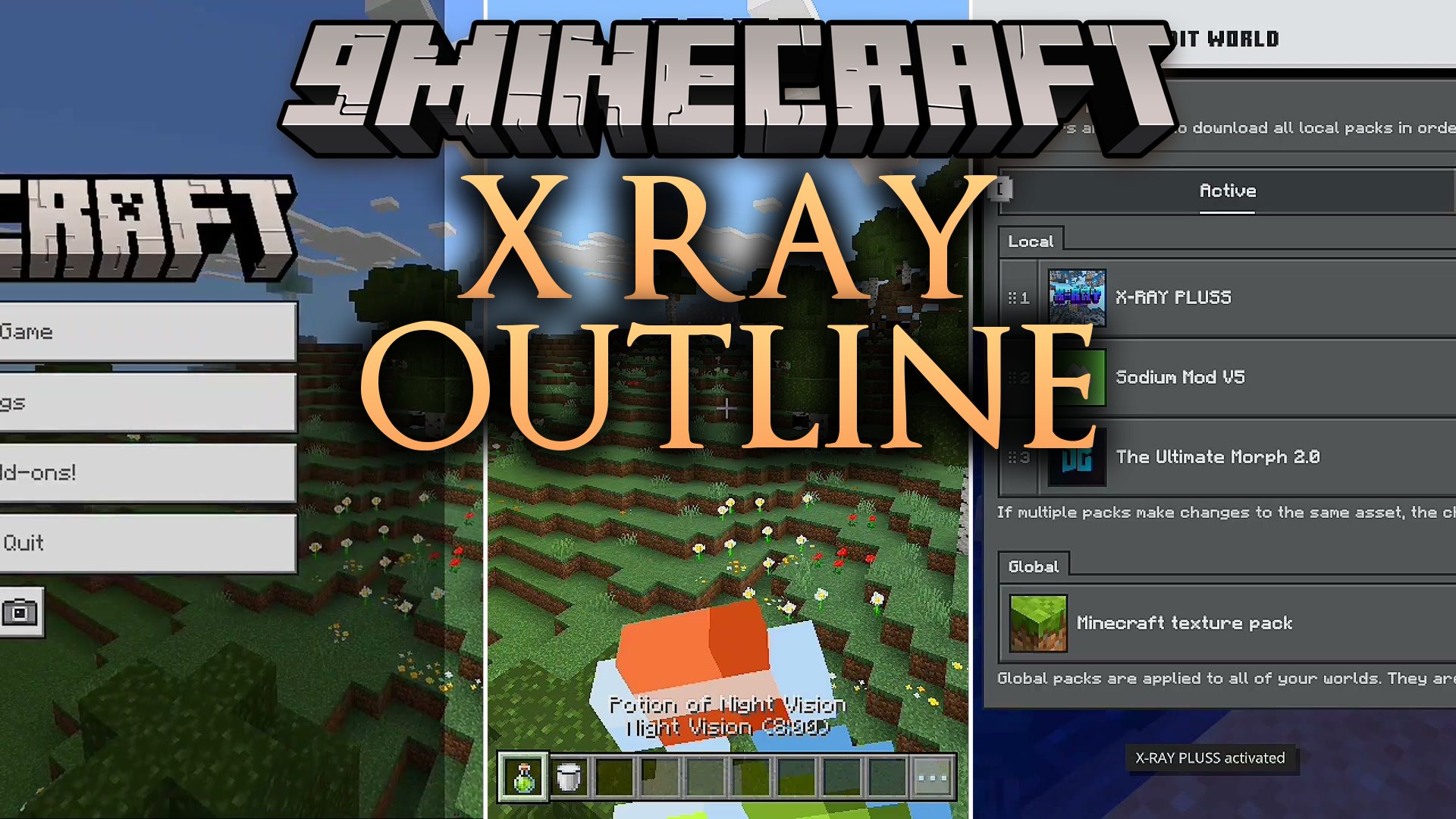 X Ray Outline Addon