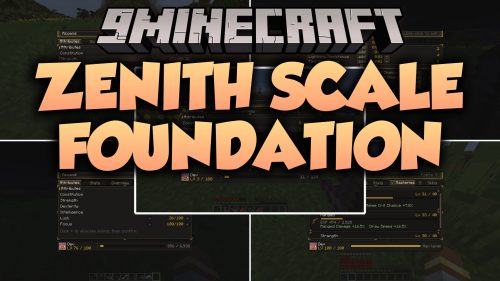 Zenith Scale Foundation Mod (1.21.1, 1.20.1) - Level Up Custom RPG Stats