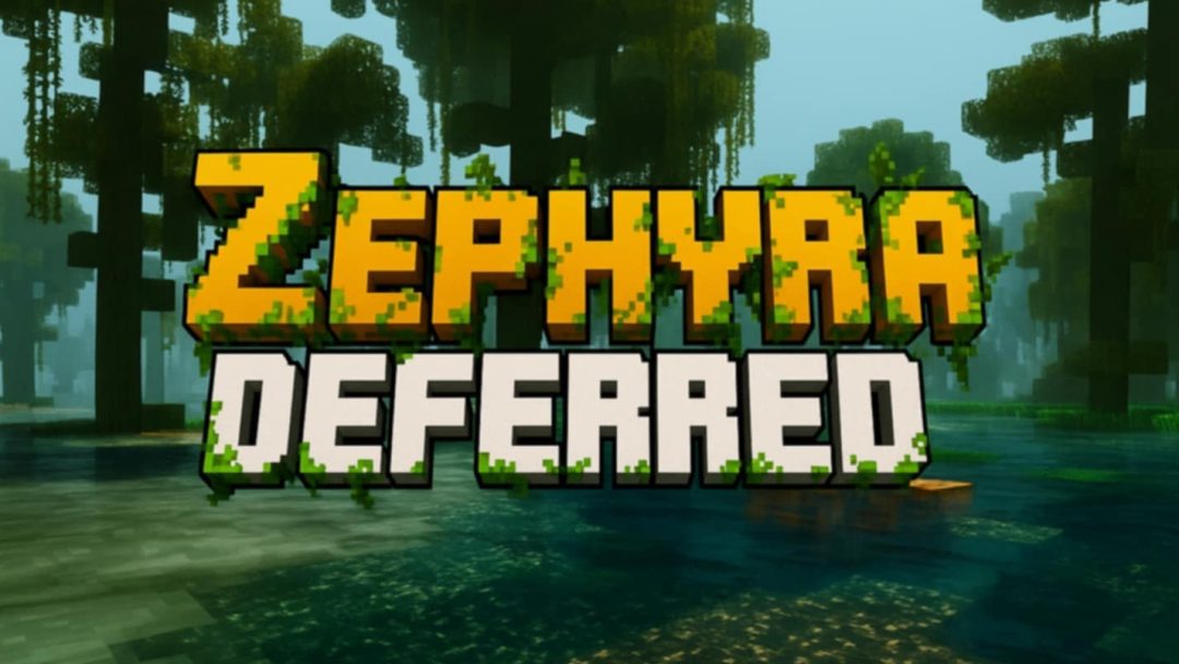 Title card over a swamp biome with thick jungle trees