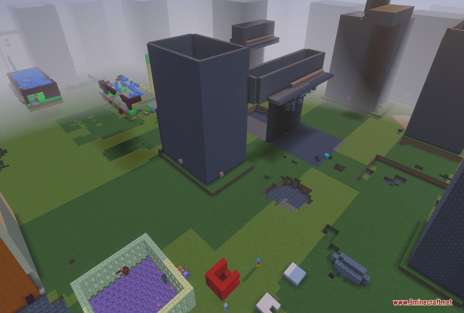 Agg Verse All in One Practice Map Screenshot 3 Tall towers used for MLG and clutch training